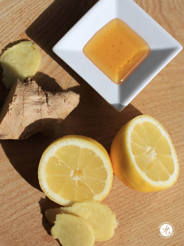 Immunboost – Frischer Ingwer-Zitronen-Tee – feiertäglich…das schöne Leben