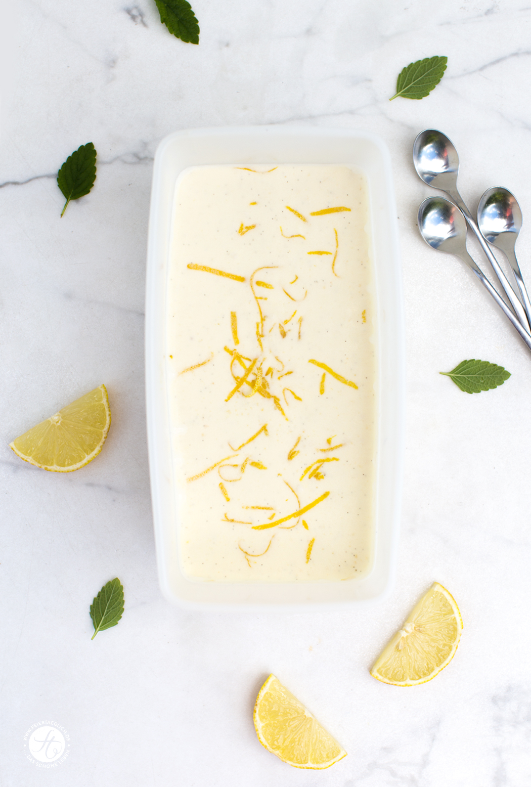 Zitroniges Ricotta-Vanille-Eis – so cremig, aus nur 5 Zutaten und ganz ...