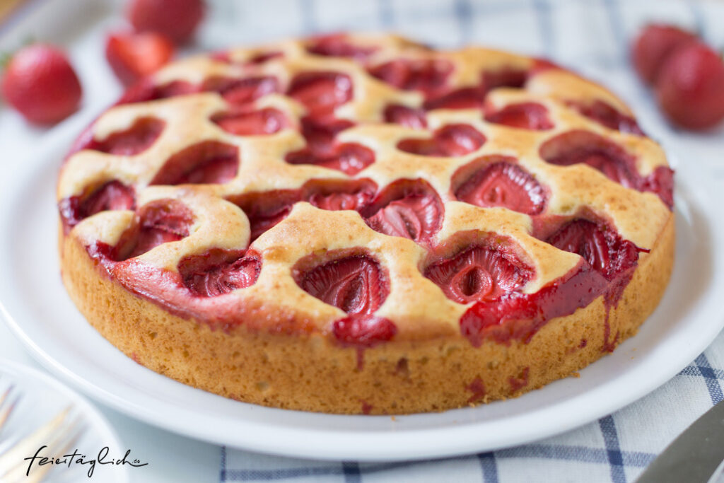 Schnellster Erdbeer-Joghurt-Kuchen, Rezept für einen Turbo-Sommerkuchen ...