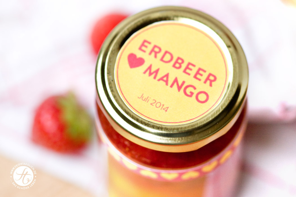 Erdbeer liebt Mango Marmelade – ganz ohne Zucker! - feiertäglich...das ...